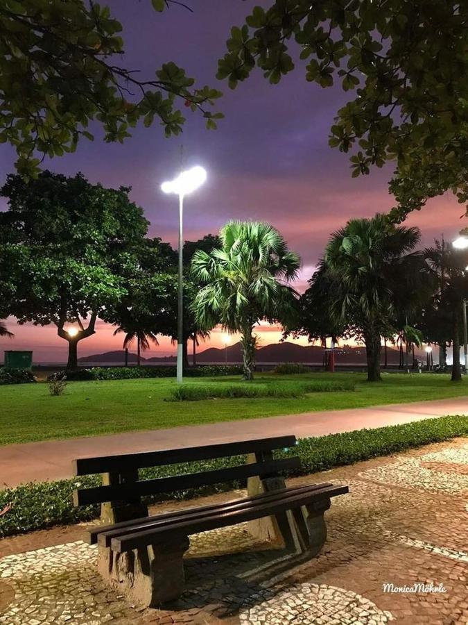 Sala Living Em Predio Familiar Na Av Da Praia Santos  Dış mekan fotoğraf